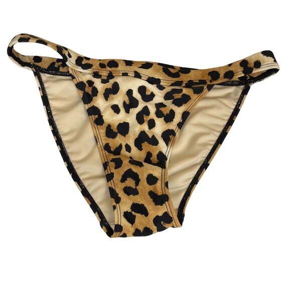 Forever 21 Cheetah Print Bikini Bottoms Women's S - Picture 1 of 4